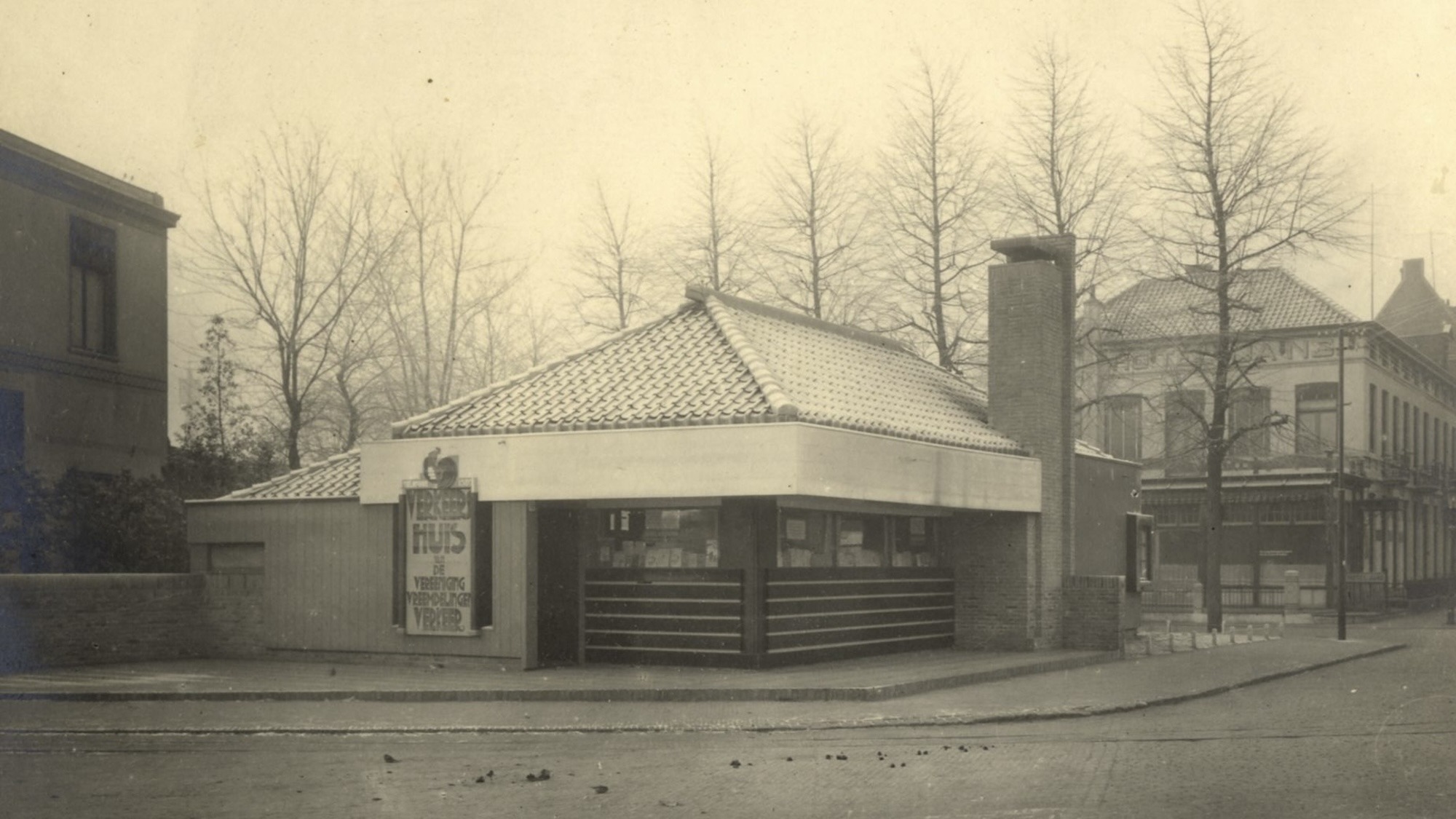 Het Verkeershuis van Hilversum in 1921