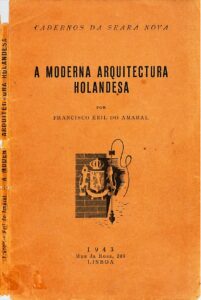 Cover boekje A Moderna Arquitectura Holandesa van Francisco Keil do Amaral