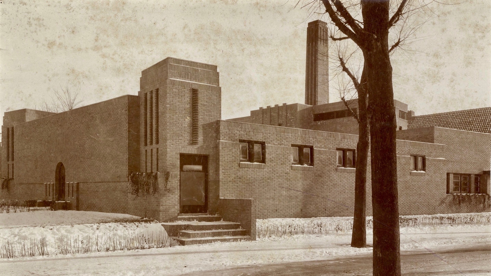 Badhuis Bosdrift Hilversum plm 1921