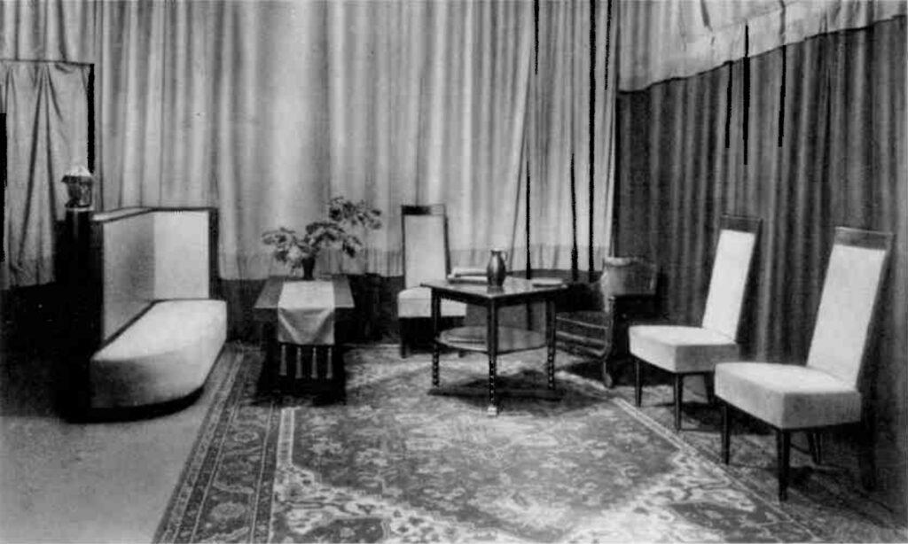 De door Dudok ingerichte HDO-studio op het NSF-terrein.
