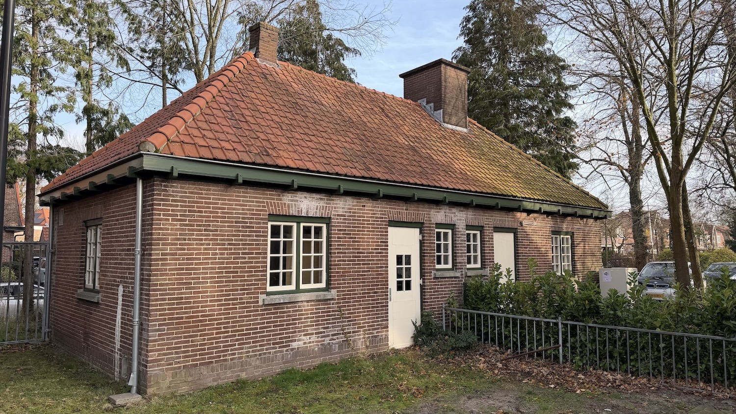 Ontsmettingshuisje voor lijders aan besmettelijke ziekten