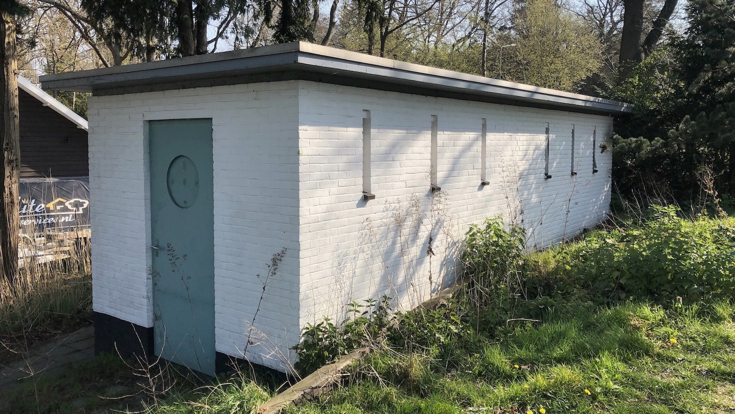 Toiletgebouw sporthaven Hilversum, ontwerp Dudok