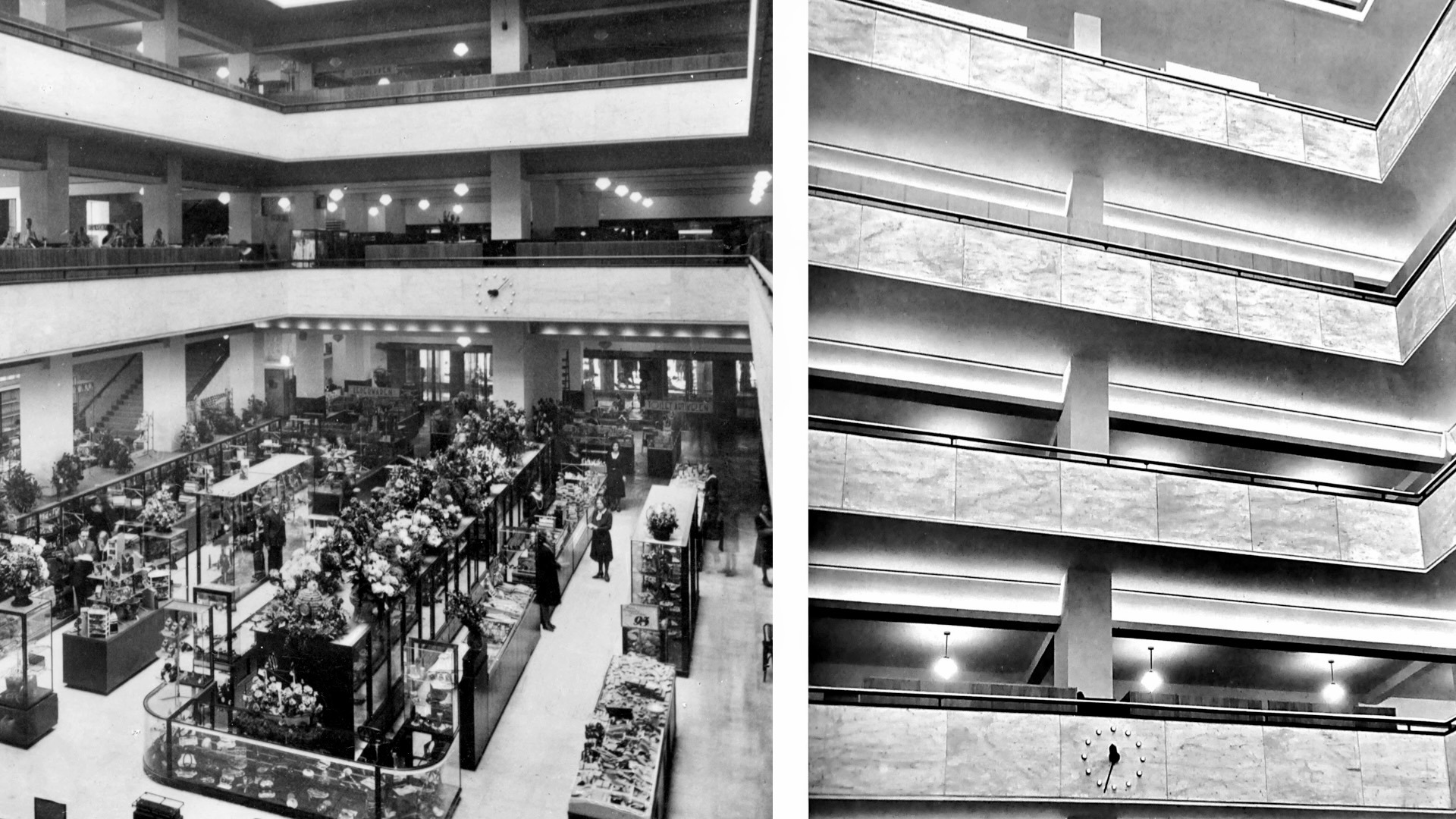 Intereuropnamen De Bijenkorf Rotterdam, 1930