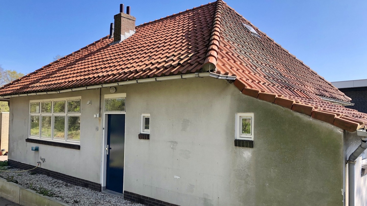 Woning voor de bootsman van roeivereniging Cornelis Tromp in Hilversum, naar een ontwerp van Dudok