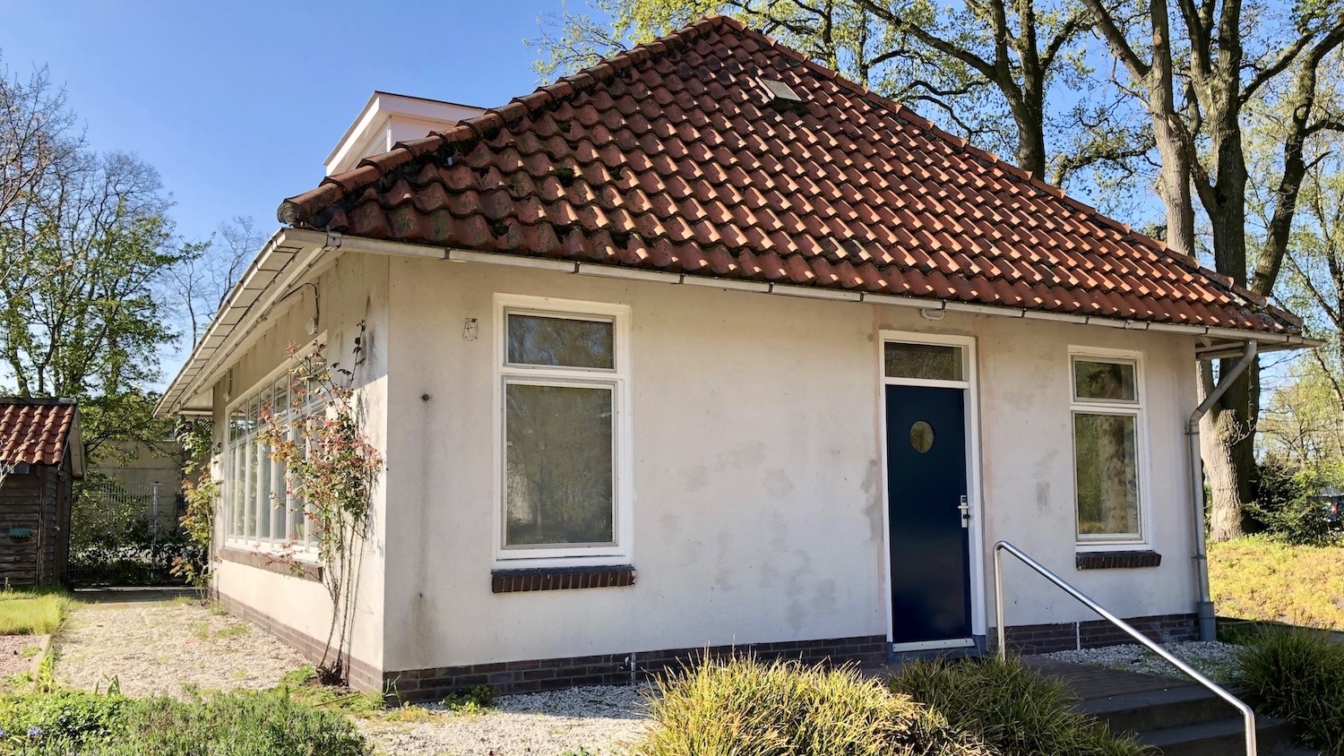 Woning voor de bootsman van roeivereniging Cornelis Tromp in Hilversum, naar een ontwerp van Dudok